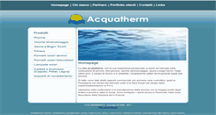 Desktop Screenshot of acquatherm.it